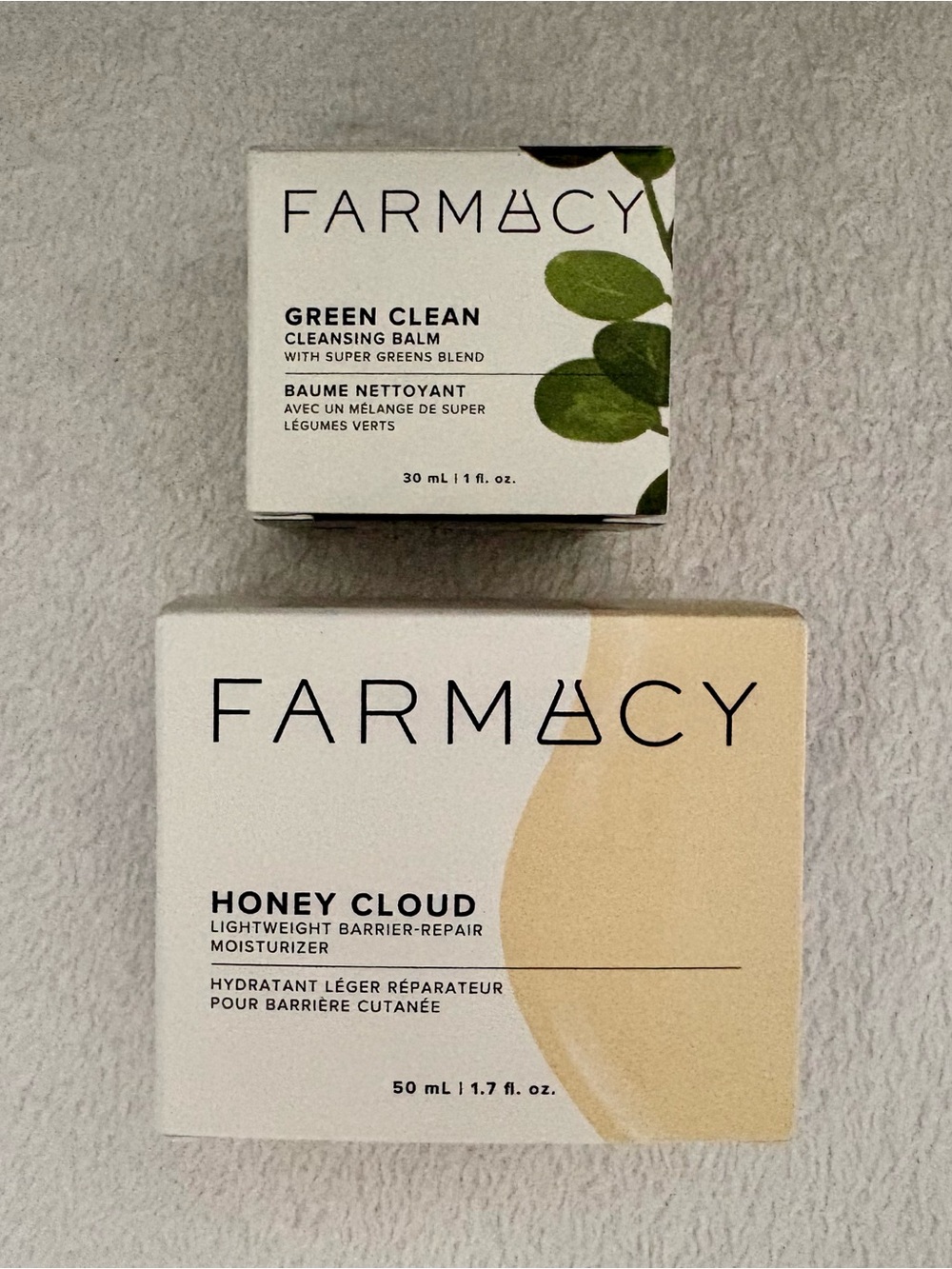 FARMACY Honey Cloud Lightweight Moisturizer 1.7 oz + Green Clean Cleansing Balm